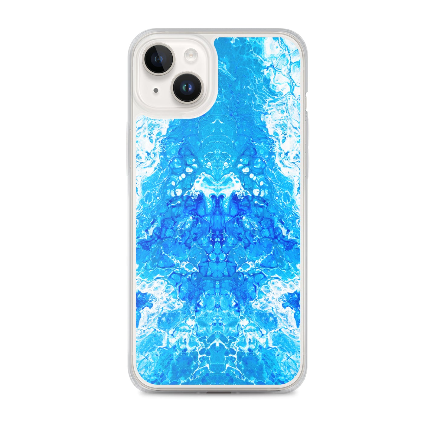 Blue Power - NightOwl-Studio Colorful Phone Case Compatible with iPhone