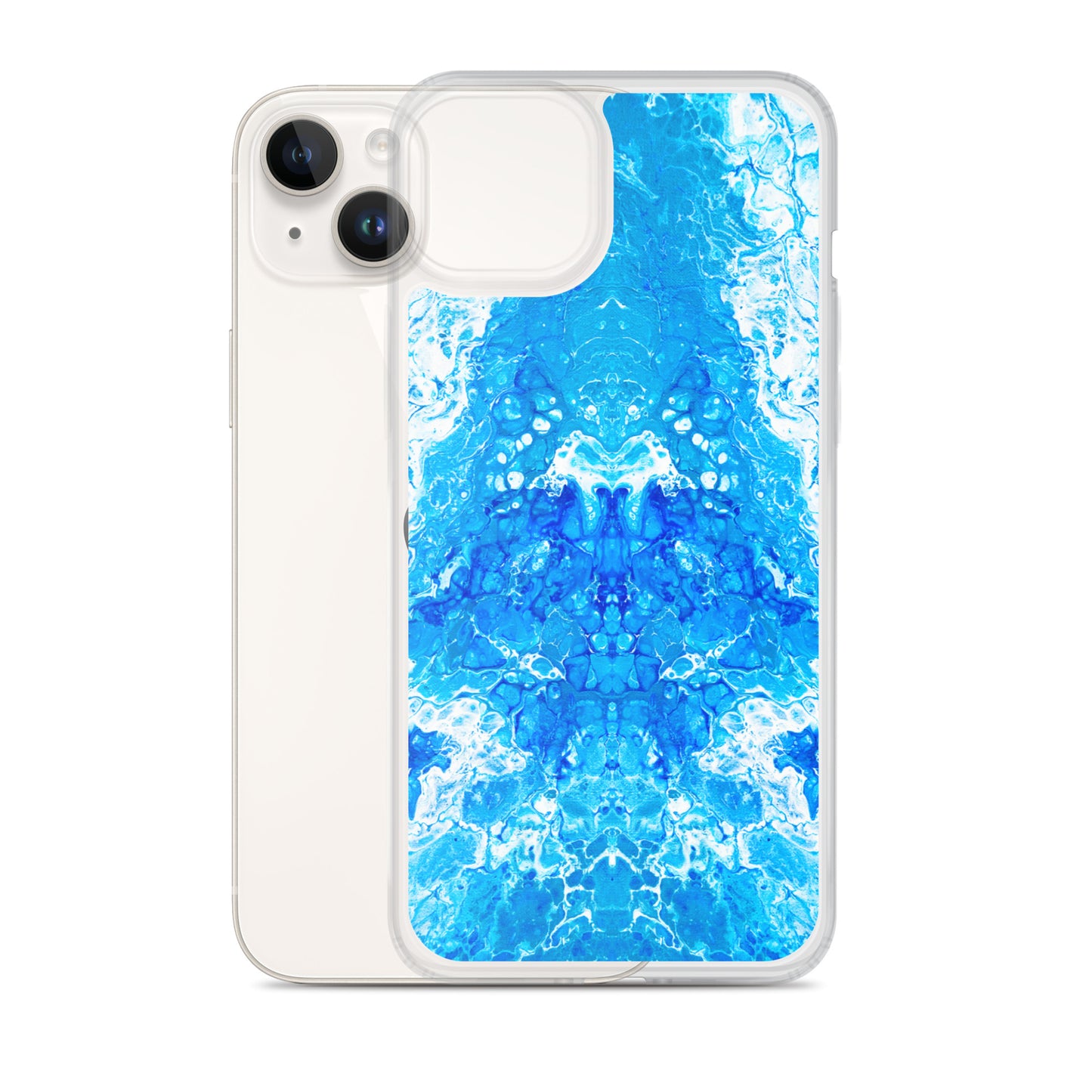 Blue Power - NightOwl-Studio Colorful Phone Case Compatible with iPhone