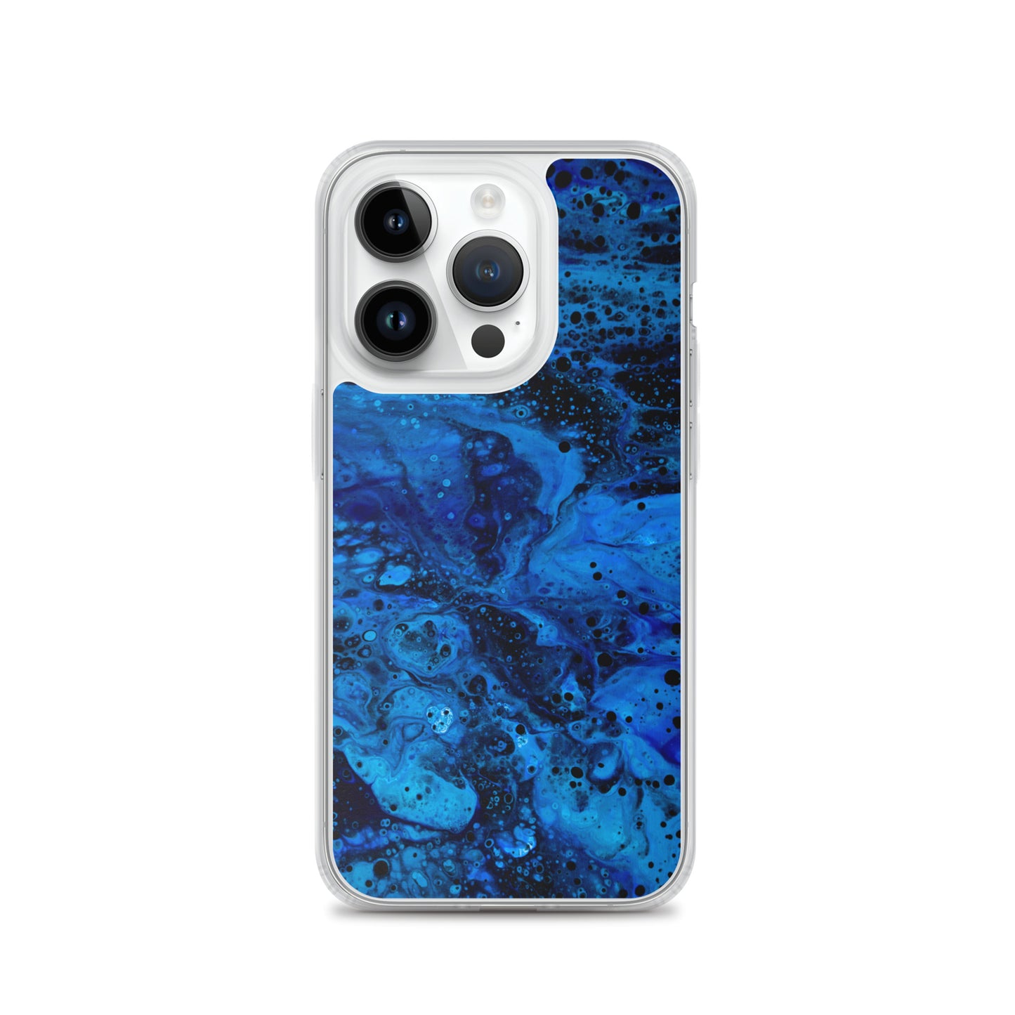 NightOwl Studio Custom Phone Case Compatible with iPhone, Ultra Slim Cover with Heavy Duty Scratch Resistant Shockproof Protection, Blue Abyss