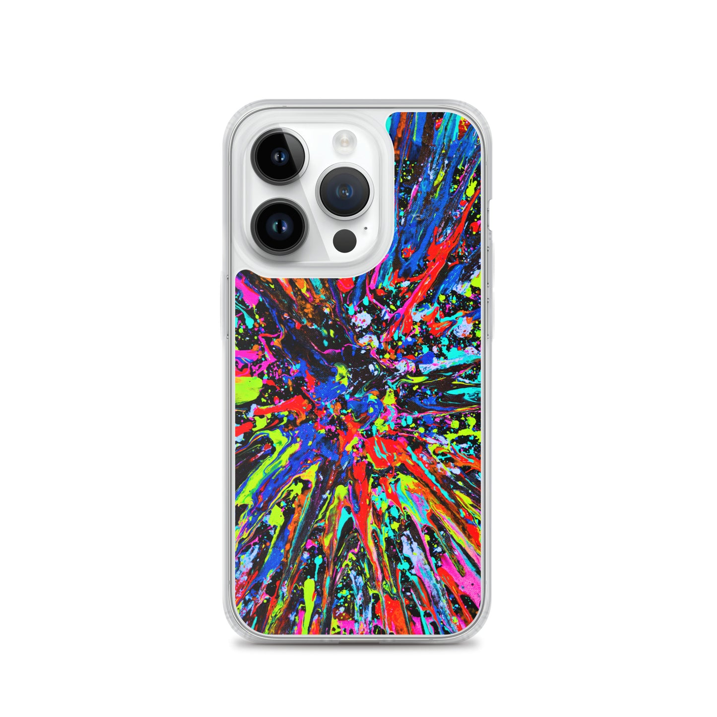 NightOwl Studio Custom Phone Case Compatible with iPhone, Ultra Slim Cover with Heavy Duty Scratch Resistant Shockproof Protection, Splatter