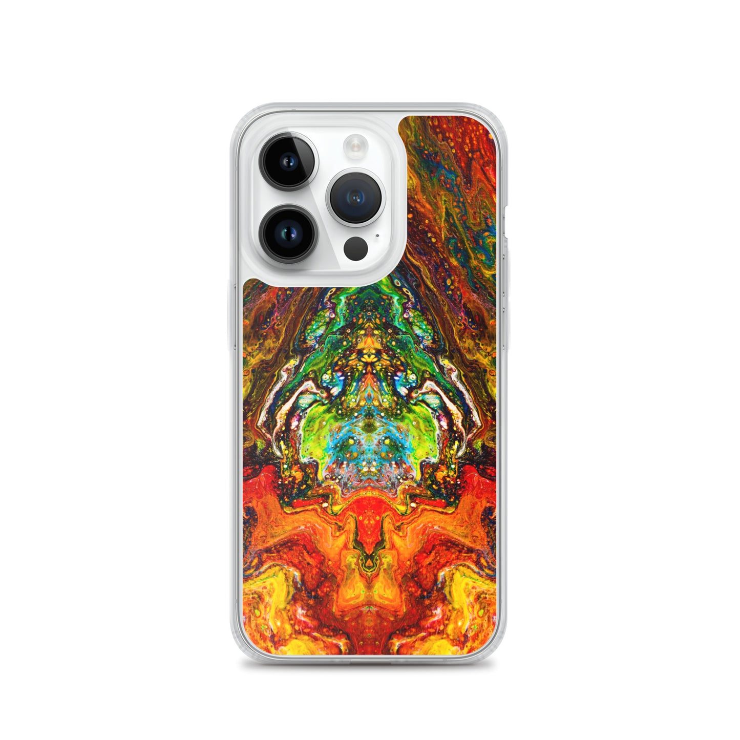 NightOwl Studio Custom Phone Case Compatible with iPhone, Ultra Slim Cover with Heavy Duty Scratch Resistant Shockproof Protection, Psychedelic Something