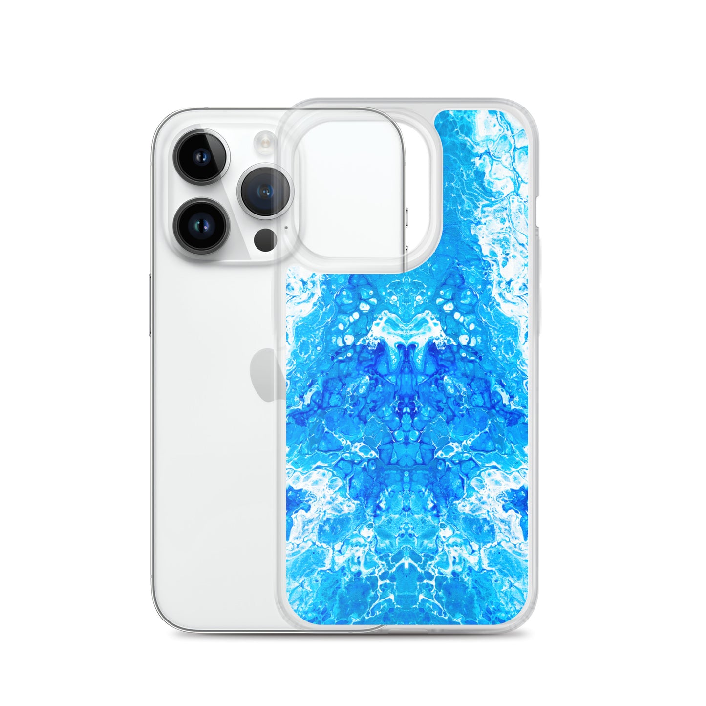 Blue Power - NightOwl-Studio Colorful Phone Case Compatible with iPhone