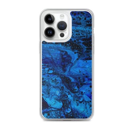 NightOwl Studio Custom Phone Case Compatible with iPhone, Ultra Slim Cover with Heavy Duty Scratch Resistant Shockproof Protection, Blue Abyss