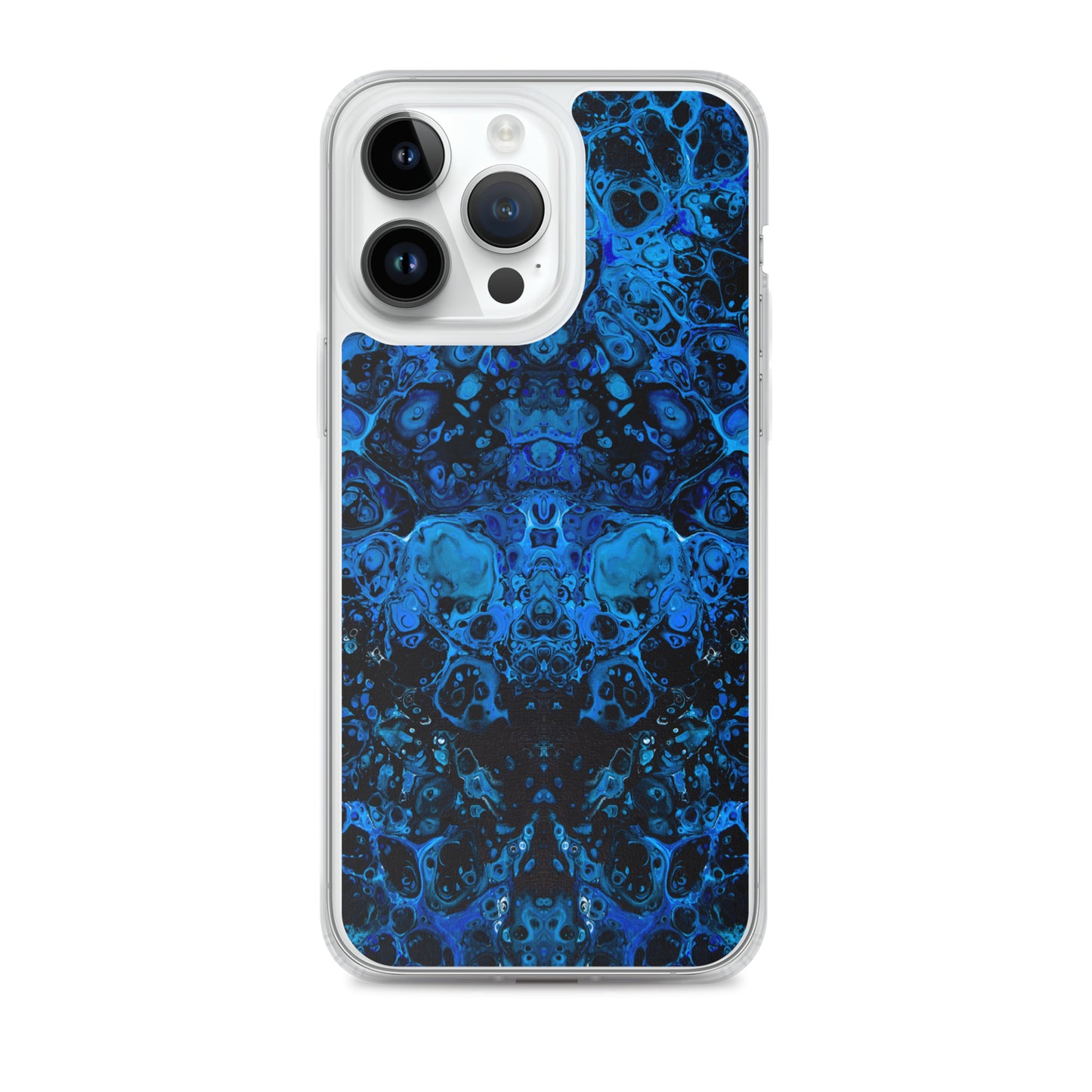 NightOwl Studio Custom Phone Case Compatible with iPhone, Ultra Slim Cover with Heavy Duty Scratch Resistant Shockproof Protection, Azul