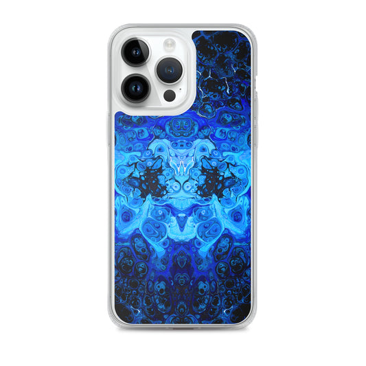 NightOwl Studio Custom Phone Case Compatible with iPhone, Ultra Slim Cover with Heavy Duty Scratch Resistant Shockproof Protection, Blue Bliss