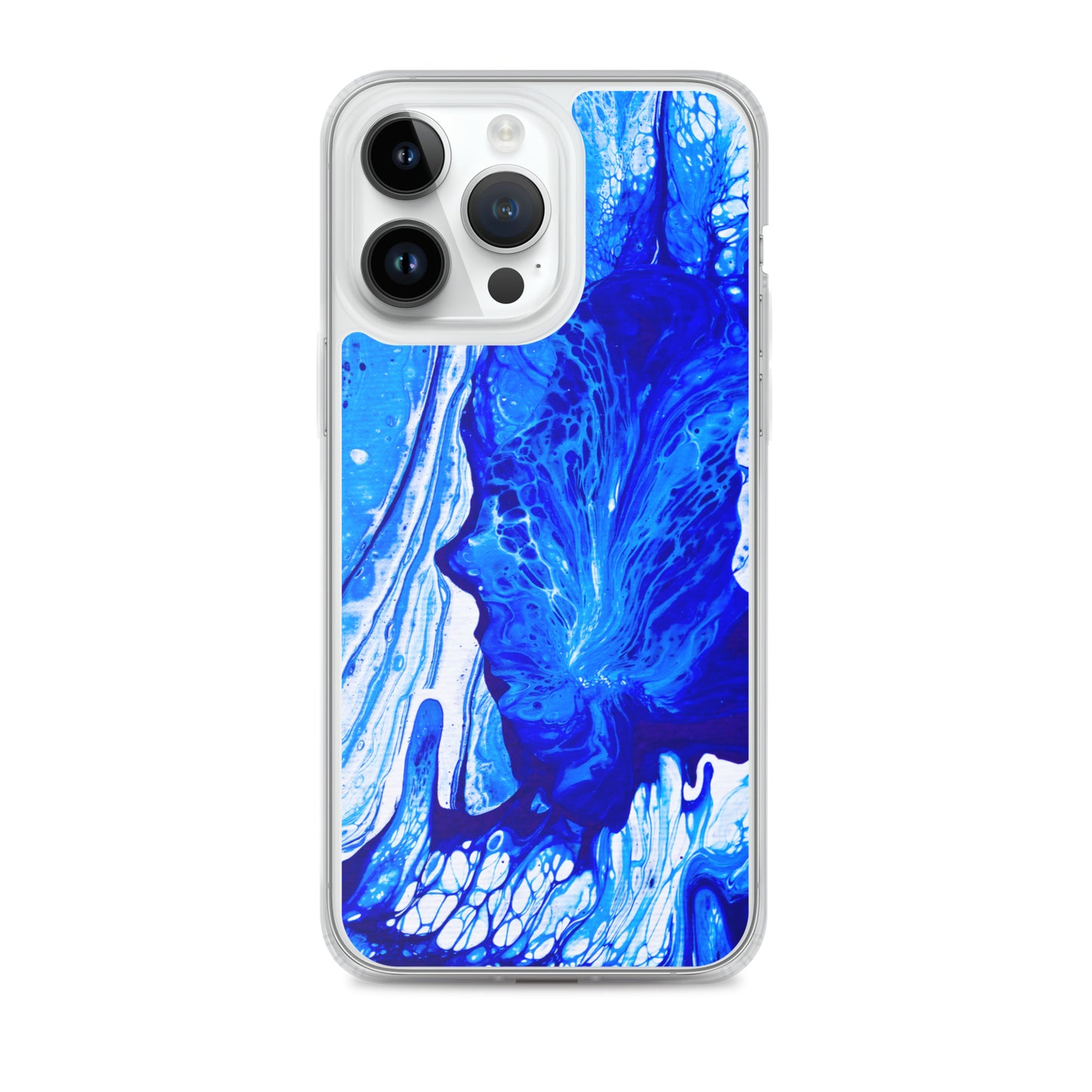 NightOwl Studio Custom Phone Case Compatible with iPhone, Ultra Slim Cover with Heavy Duty Scratch Resistant Shockproof Protection, Ms. Blue