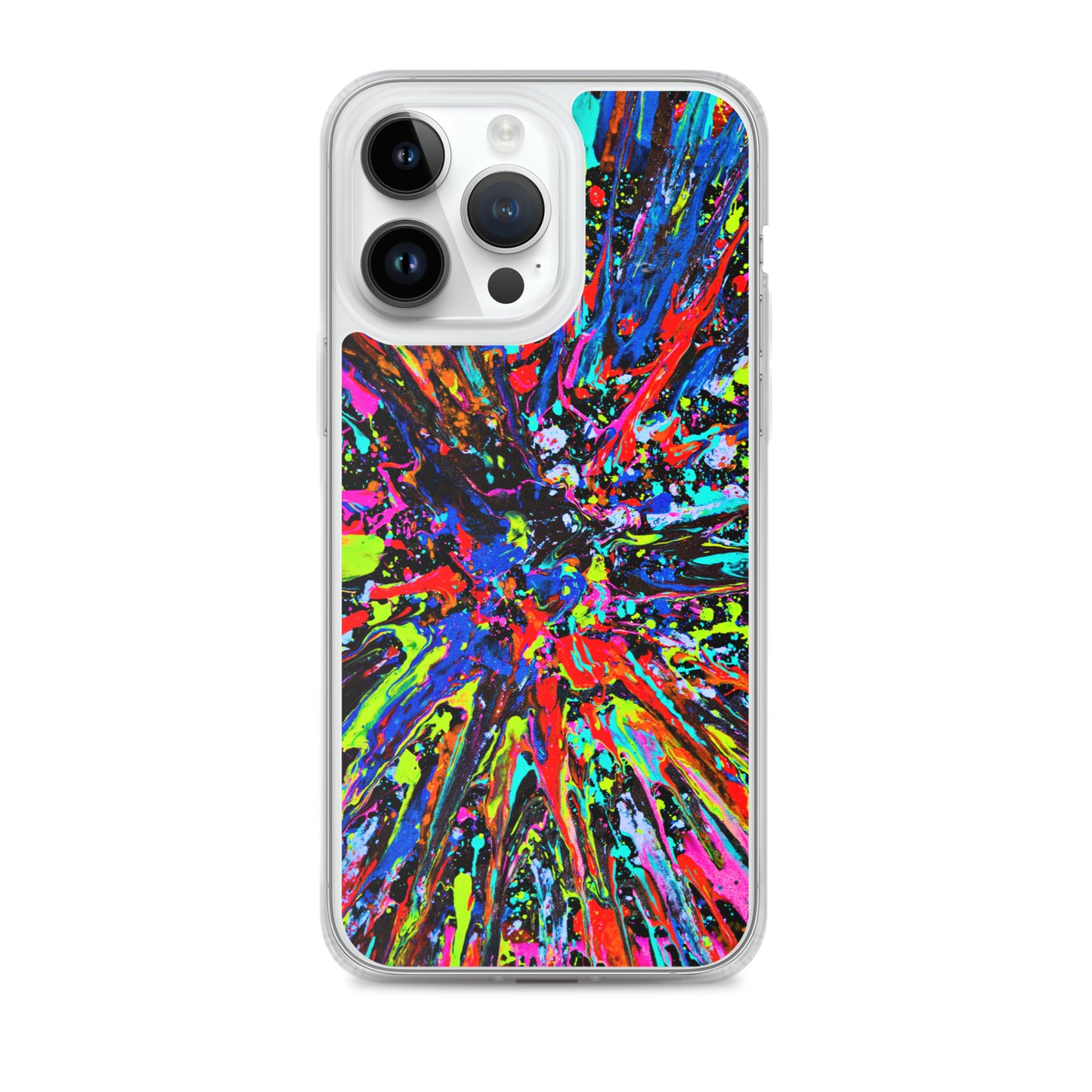 NightOwl Studio Custom Phone Case Compatible with iPhone, Ultra Slim Cover with Heavy Duty Scratch Resistant Shockproof Protection, Splatter