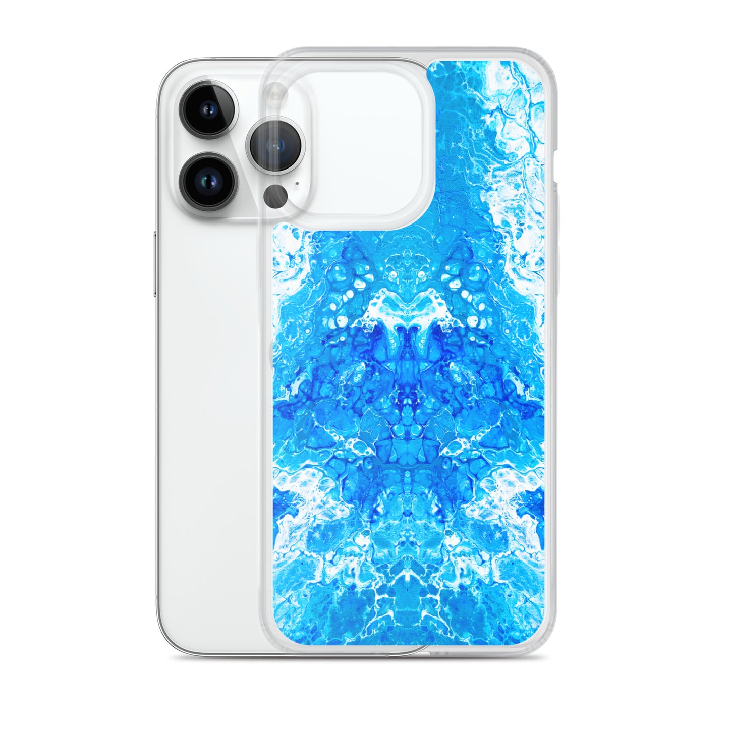 Blue Power - NightOwl-Studio Colorful Phone Case Compatible with iPhone