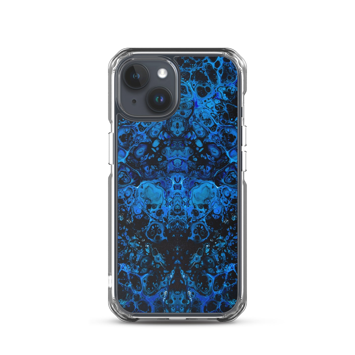 NightOwl Studio Custom Phone Case Compatible with iPhone, Ultra Slim Cover with Heavy Duty Scratch Resistant Shockproof Protection, Azul