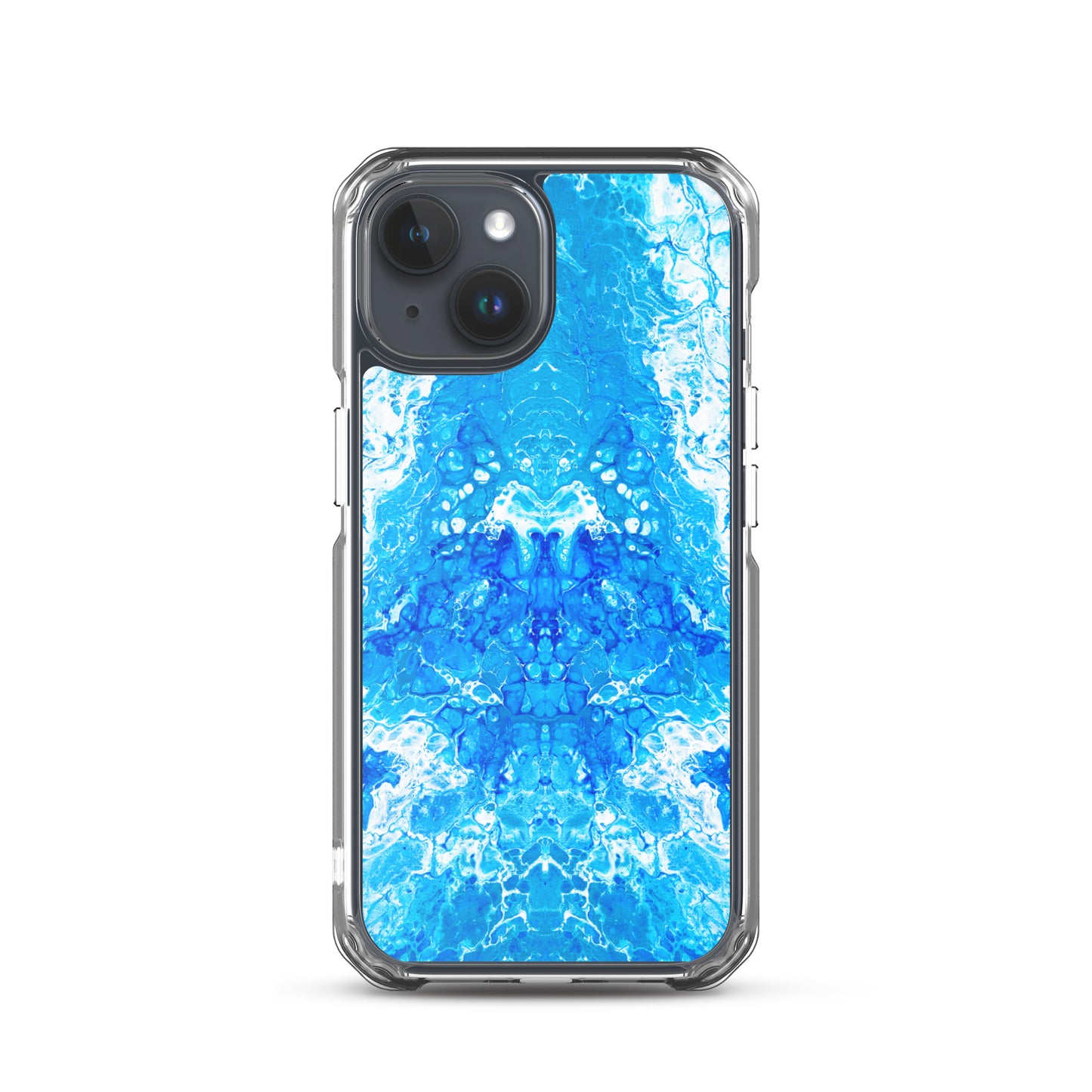 Blue Power - NightOwl-Studio Colorful Phone Case Compatible with iPhone