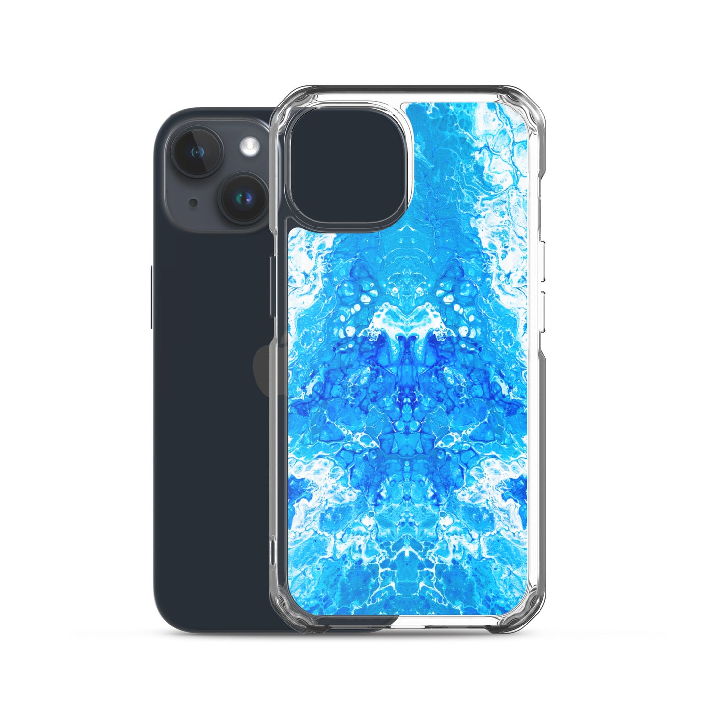 Blue Power - NightOwl-Studio Colorful Phone Case Compatible with iPhone