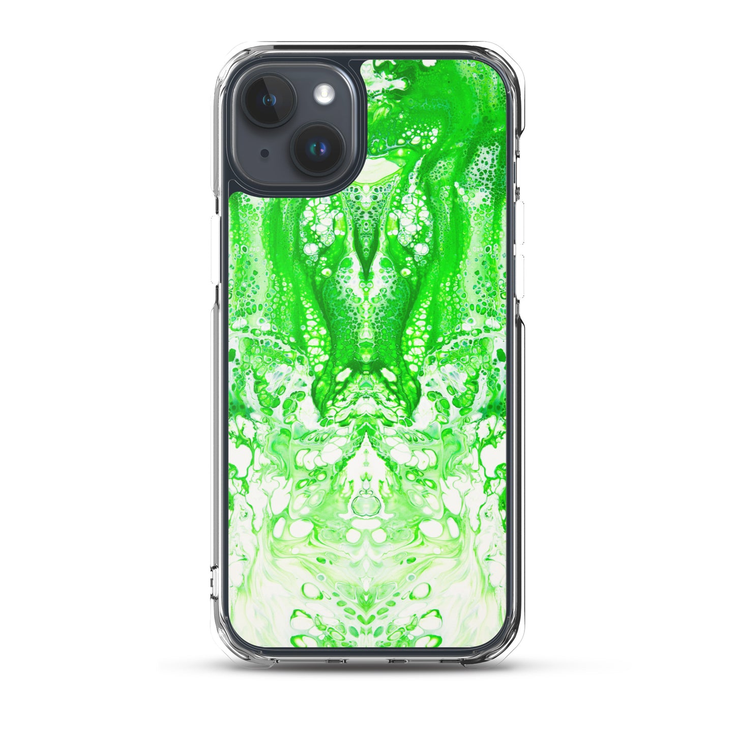 NightOwl Studio Custom Phone Case Compatible with iPhone, Ultra Slim Cover with Heavy Duty Scratch Resistant Shockproof Protection, Lime Time