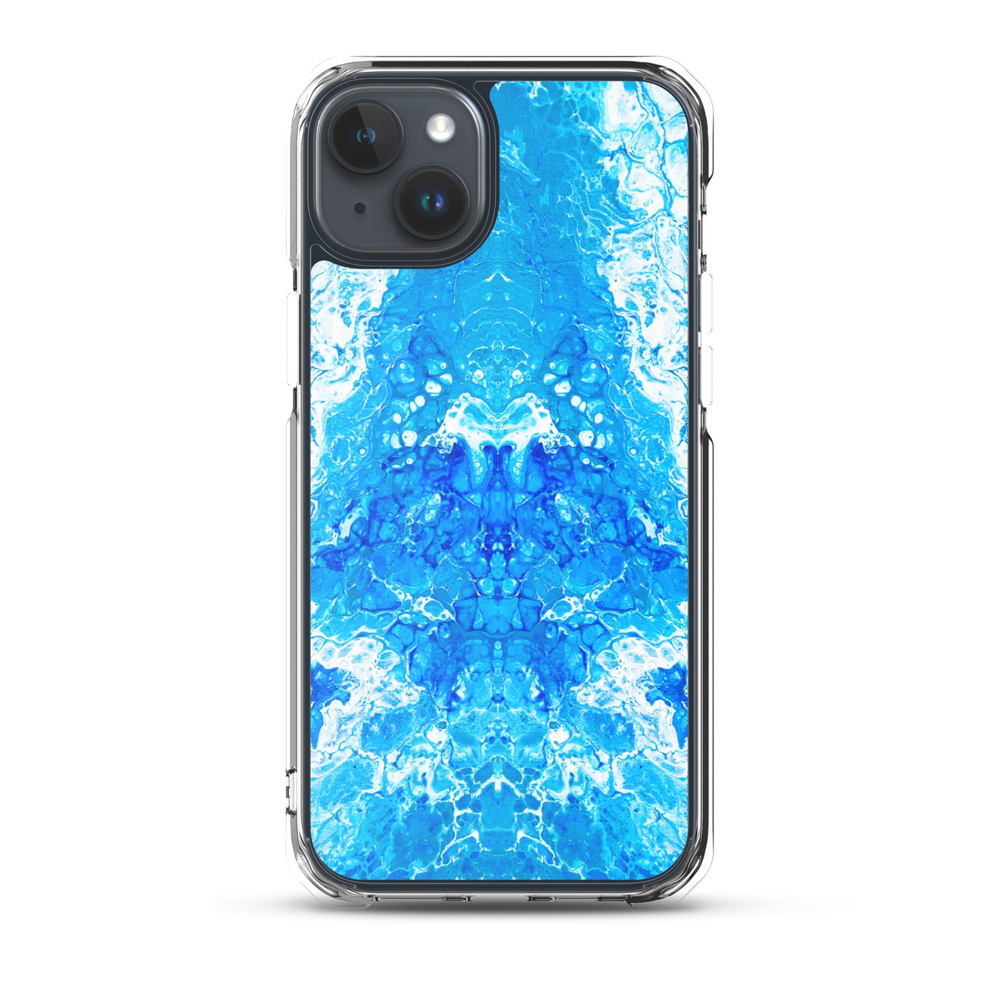 Blue Power - NightOwl-Studio Colorful Phone Case Compatible with iPhone