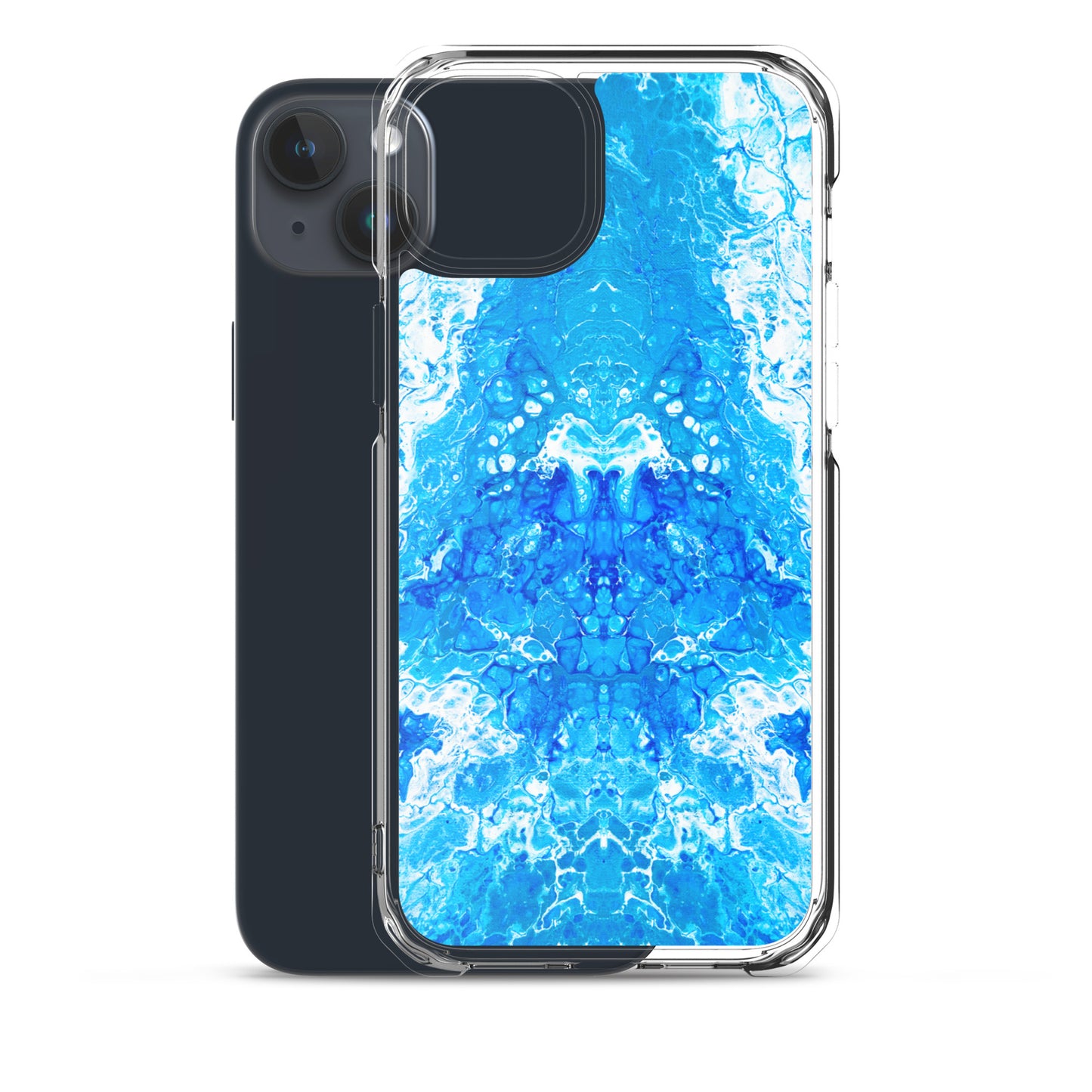 Blue Power - NightOwl-Studio Colorful Phone Case Compatible with iPhone