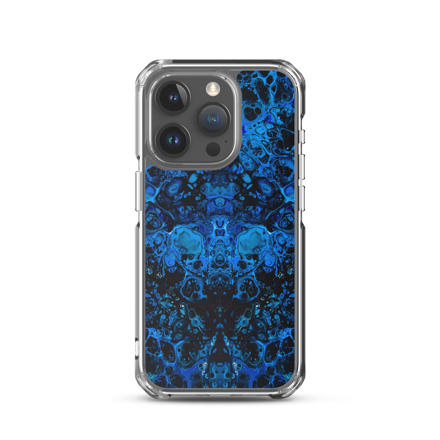 NightOwl Studio Custom Phone Case Compatible with iPhone, Ultra Slim Cover with Heavy Duty Scratch Resistant Shockproof Protection, Azul