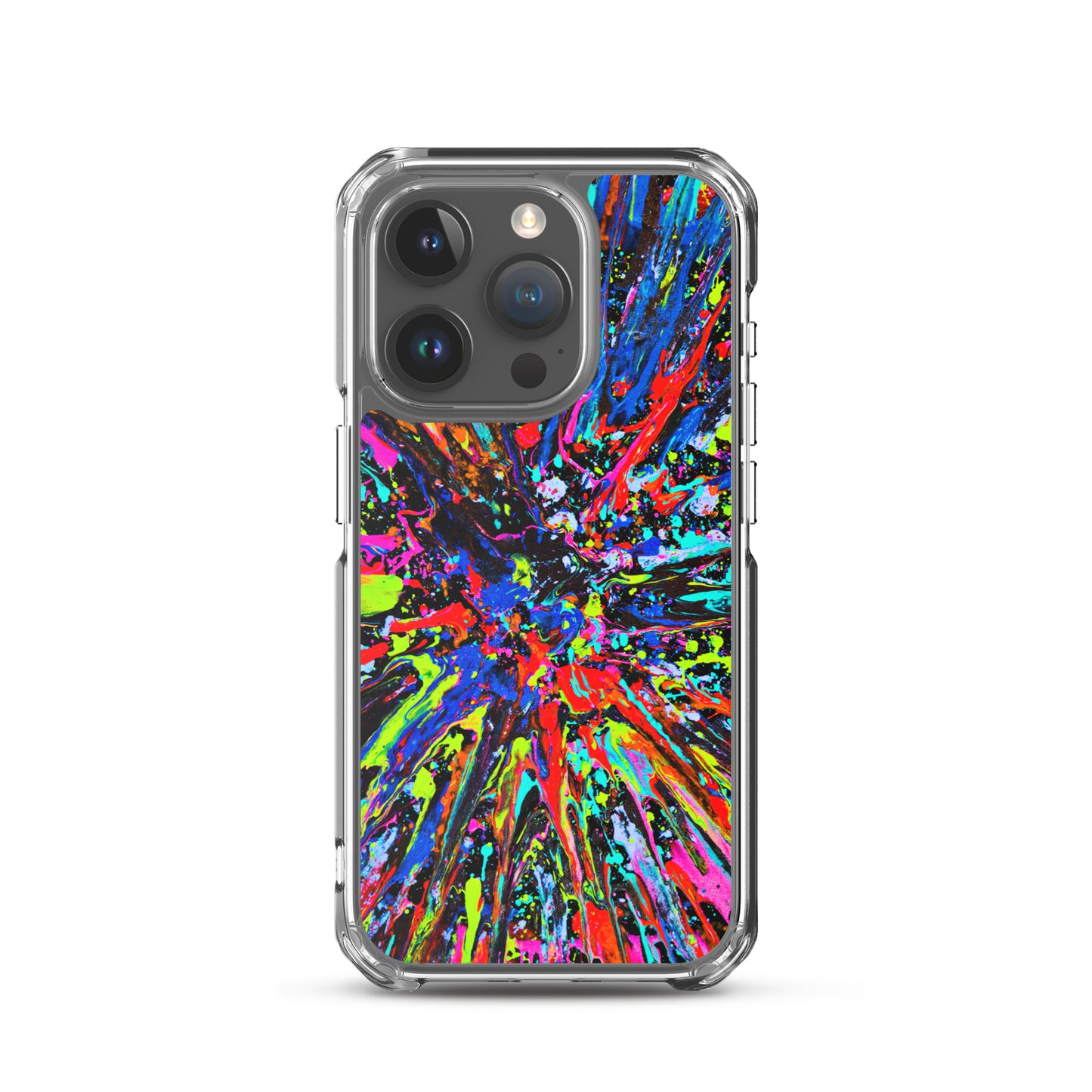 NightOwl Studio Custom Phone Case Compatible with iPhone, Ultra Slim Cover with Heavy Duty Scratch Resistant Shockproof Protection, Splatter