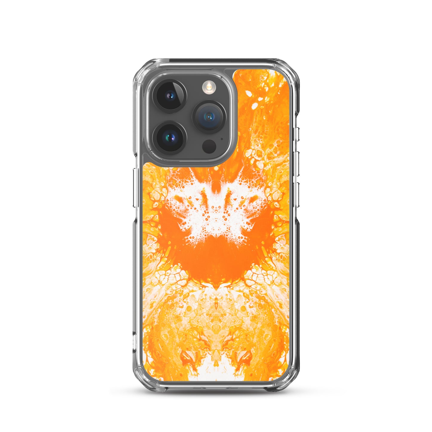 NightOwl Studio Custom Phone Case Compatible with iPhone, Ultra Slim Cover with Heavy Duty Scratch Resistant Shockproof Protection, Naranja