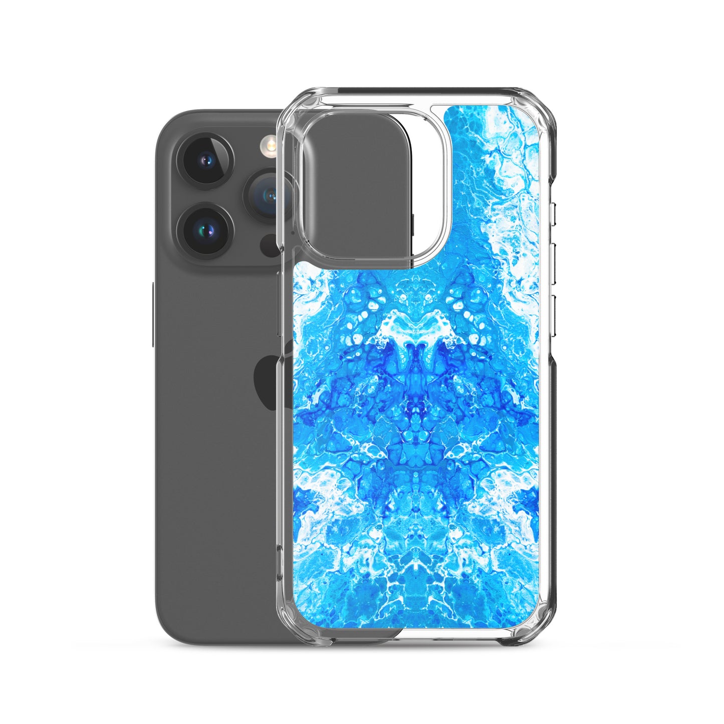 Blue Power - NightOwl-Studio Colorful Phone Case Compatible with iPhone