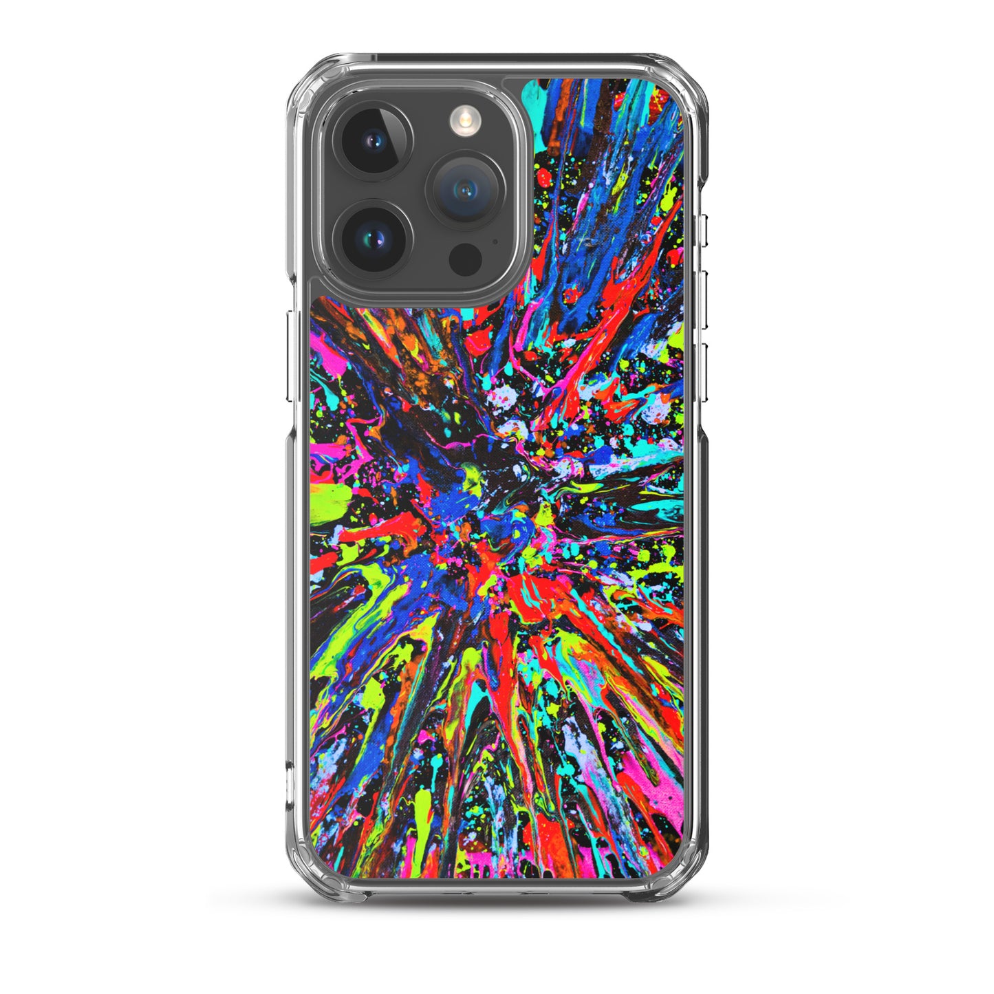 NightOwl Studio Custom Phone Case Compatible with iPhone, Ultra Slim Cover with Heavy Duty Scratch Resistant Shockproof Protection, Splatter