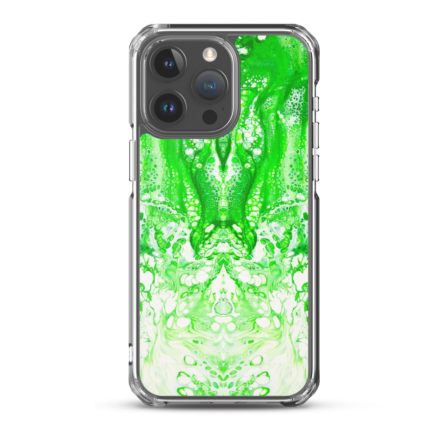 NightOwl Studio Custom Phone Case Compatible with iPhone, Ultra Slim Cover with Heavy Duty Scratch Resistant Shockproof Protection, Lime Time