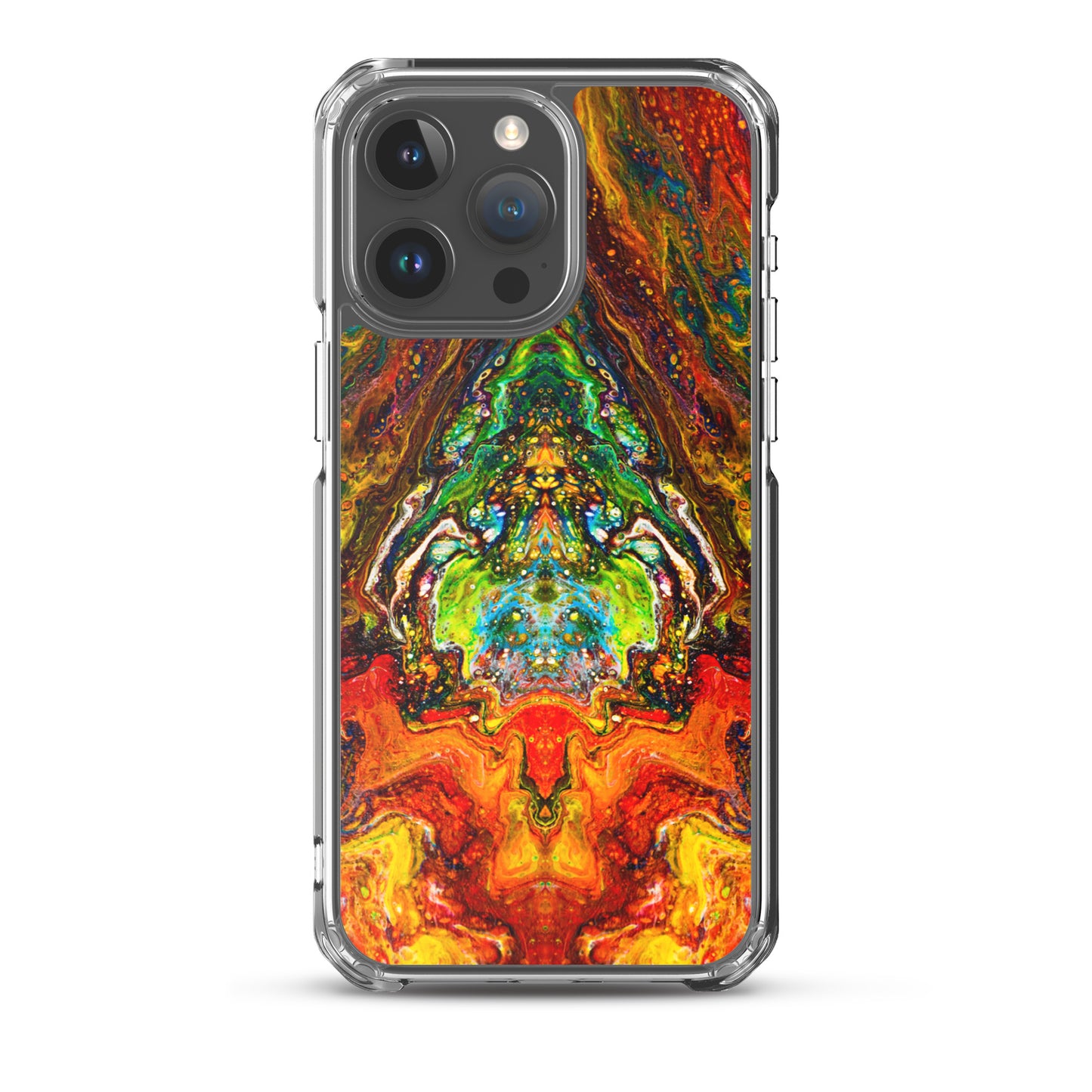 NightOwl Studio Custom Phone Case Compatible with iPhone, Ultra Slim Cover with Heavy Duty Scratch Resistant Shockproof Protection, Psychedelic Something