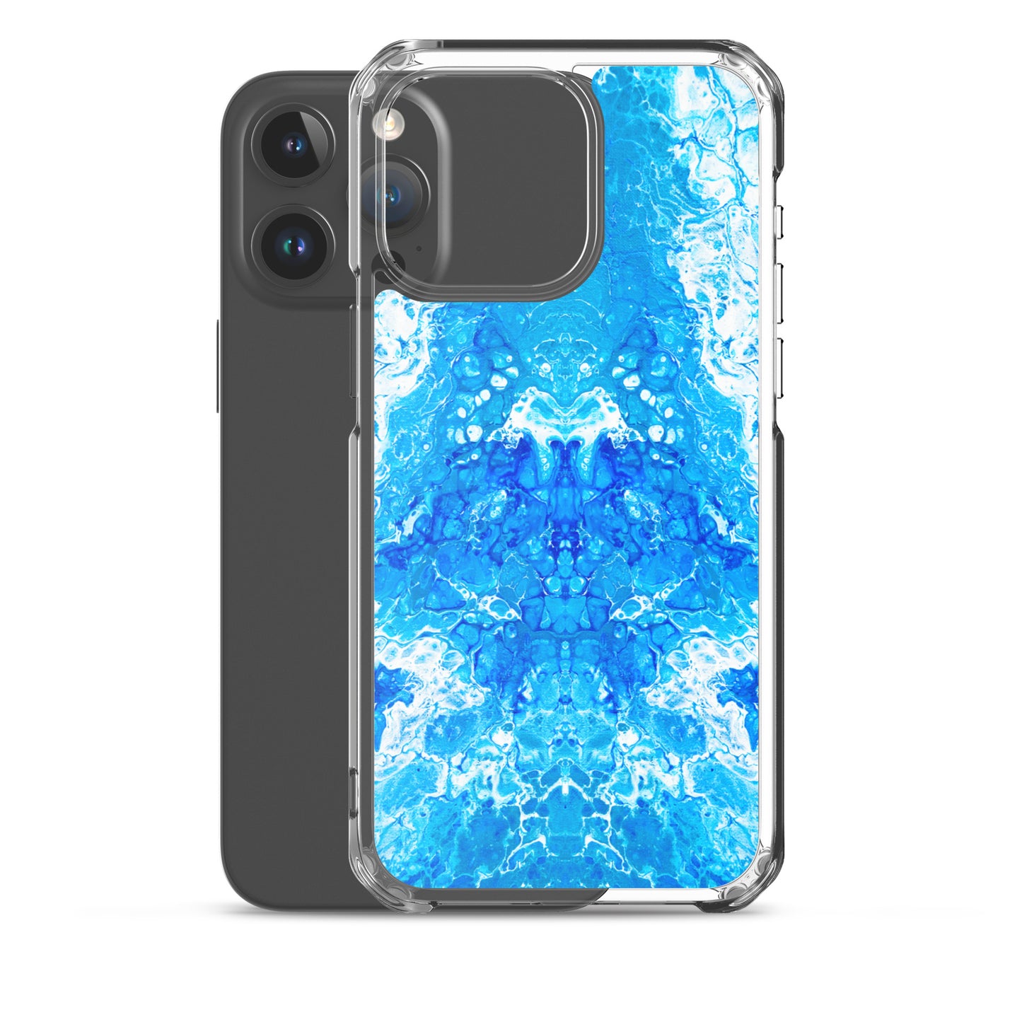 Blue Power - NightOwl-Studio Colorful Phone Case Compatible with iPhone