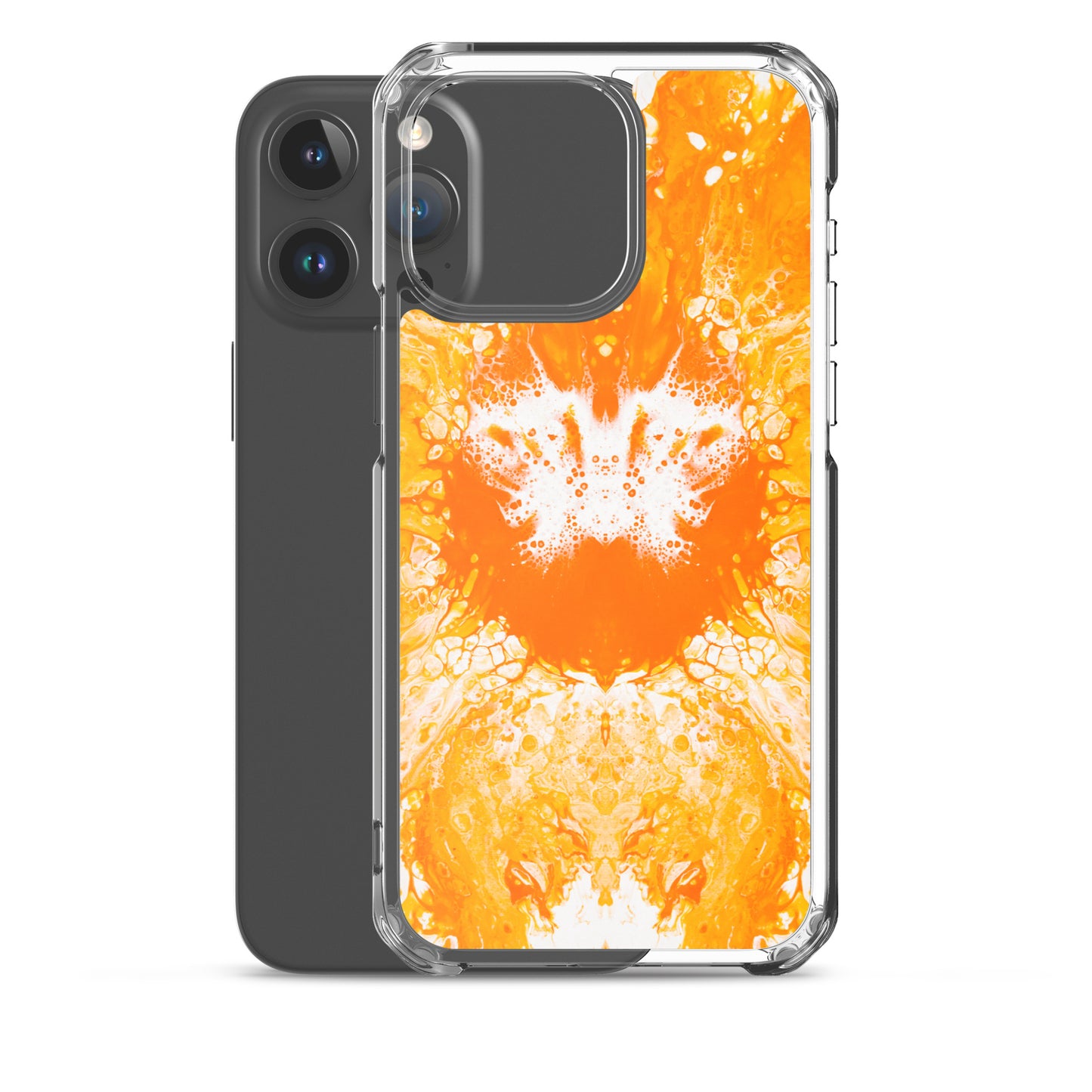 NightOwl Studio Custom Phone Case Compatible with iPhone, Ultra Slim Cover with Heavy Duty Scratch Resistant Shockproof Protection, Naranja