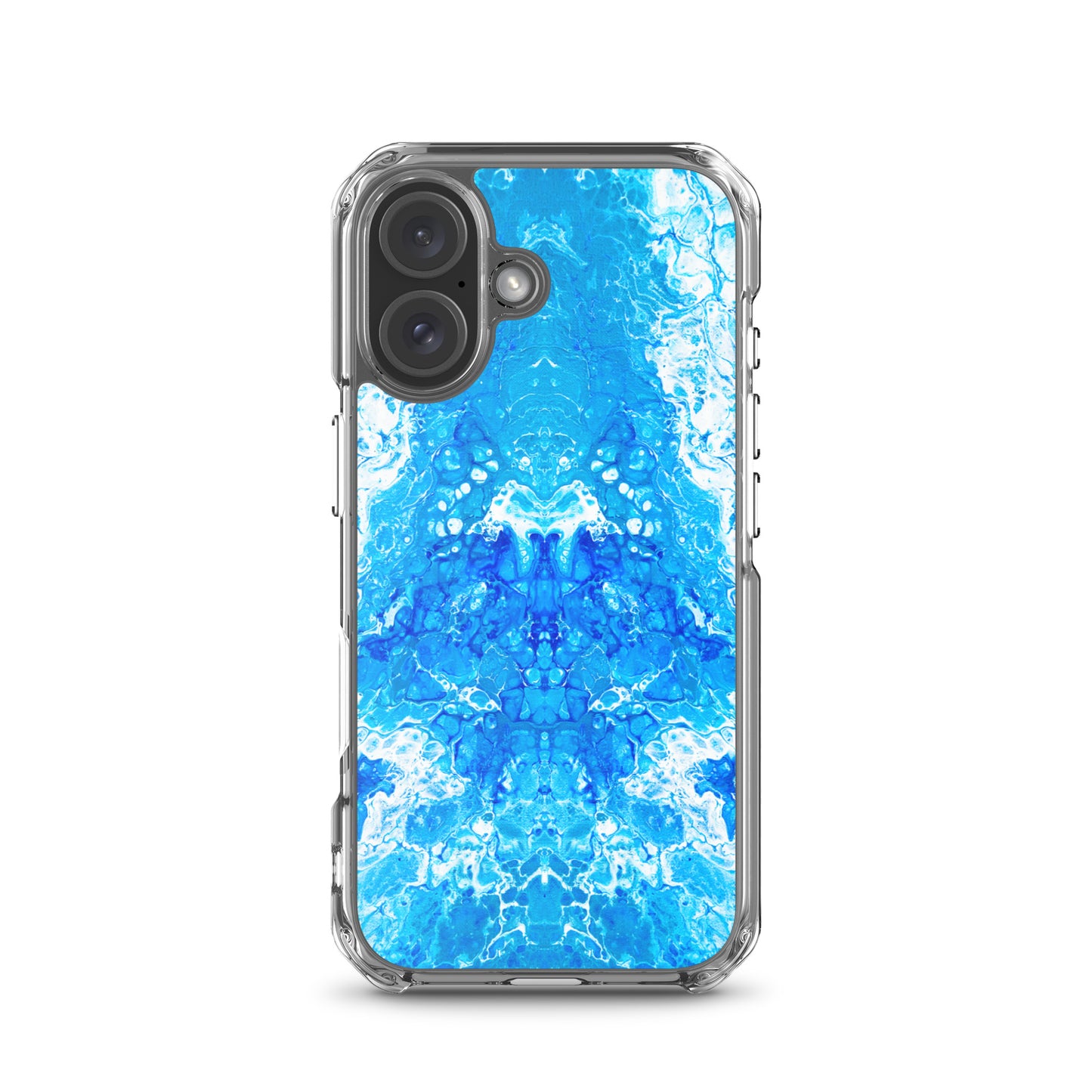 Blue Power - NightOwl-Studio Colorful Phone Case Compatible with iPhone