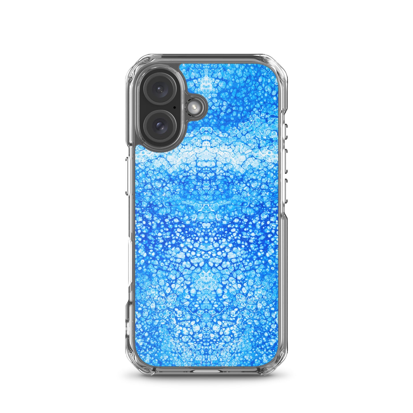 NightOwl Studio Custom Phone Case Compatible with iPhone, Ultra Slim Cover with Heavy Duty Scratch Resistant Shockproof Protection, Cryptic Blue