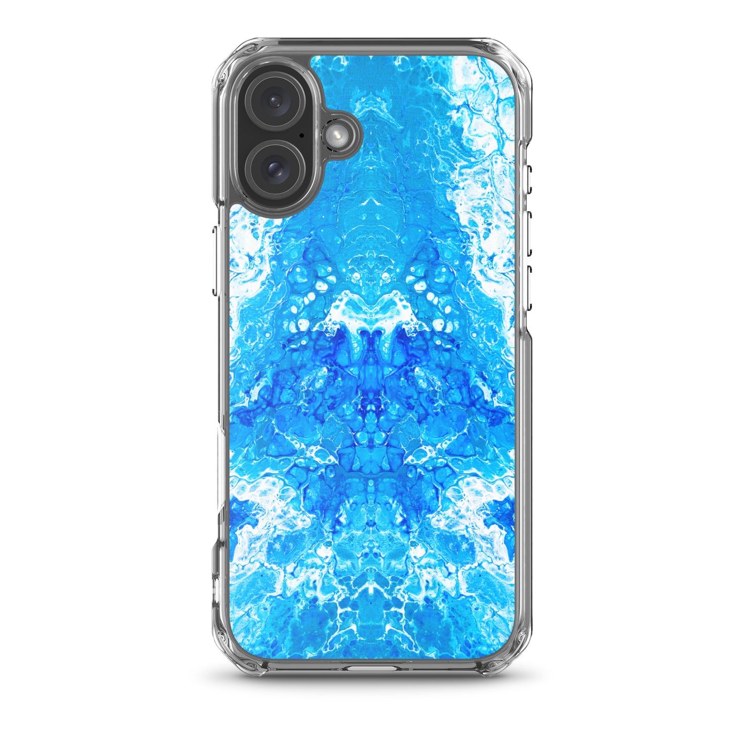 Blue Power - NightOwl-Studio Colorful Phone Case Compatible with iPhone