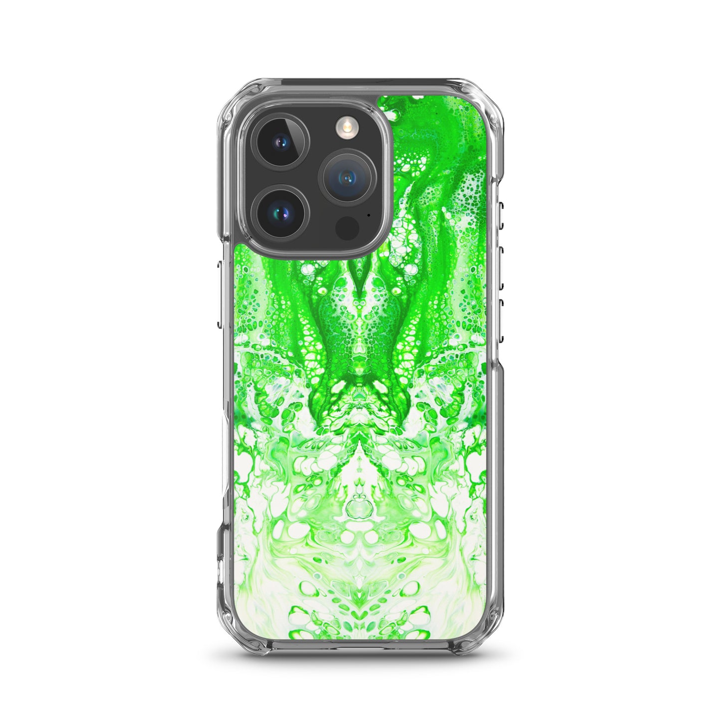 NightOwl Studio Custom Phone Case Compatible with iPhone, Ultra Slim Cover with Heavy Duty Scratch Resistant Shockproof Protection, Lime Time