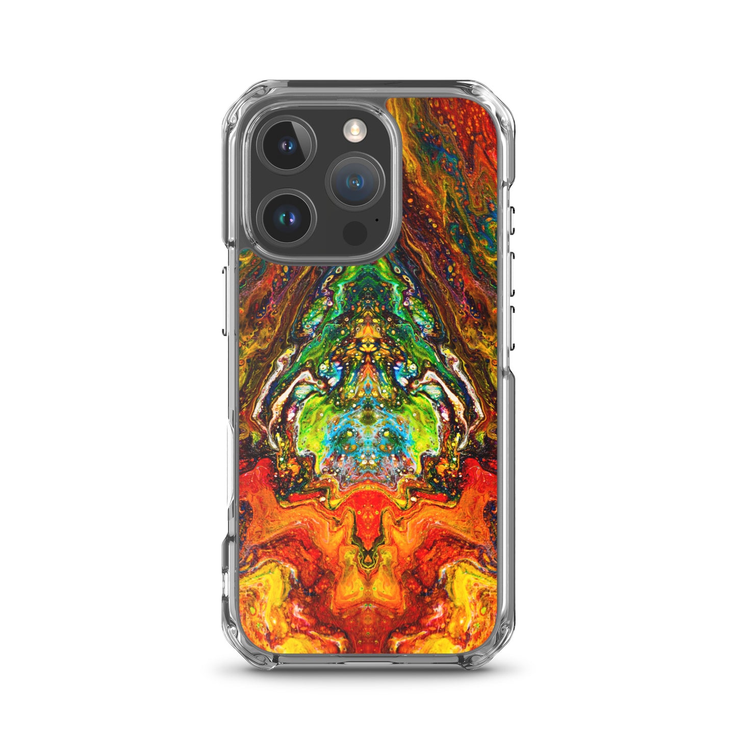 NightOwl Studio Custom Phone Case Compatible with iPhone, Ultra Slim Cover with Heavy Duty Scratch Resistant Shockproof Protection, Psychedelic Something