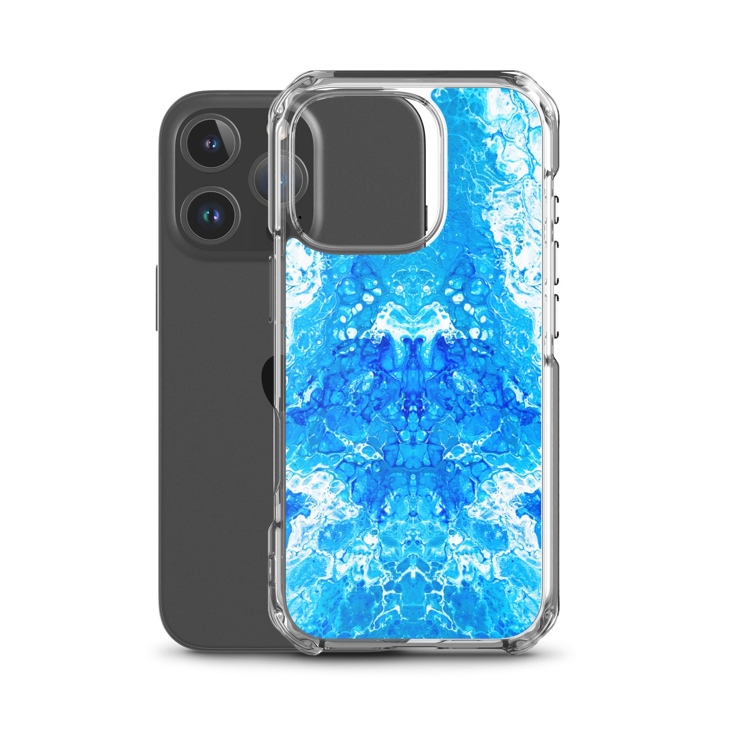 Blue Power - NightOwl-Studio Colorful Phone Case Compatible with iPhone