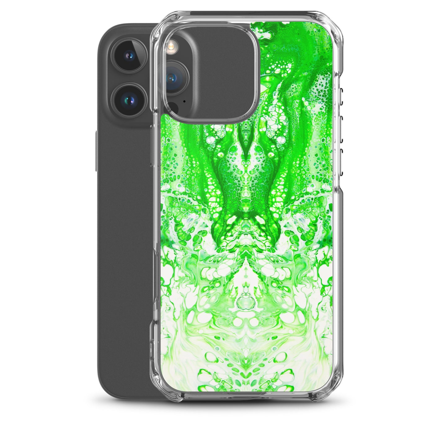 NightOwl Studio Custom Phone Case Compatible with iPhone, Ultra Slim Cover with Heavy Duty Scratch Resistant Shockproof Protection, Lime Time