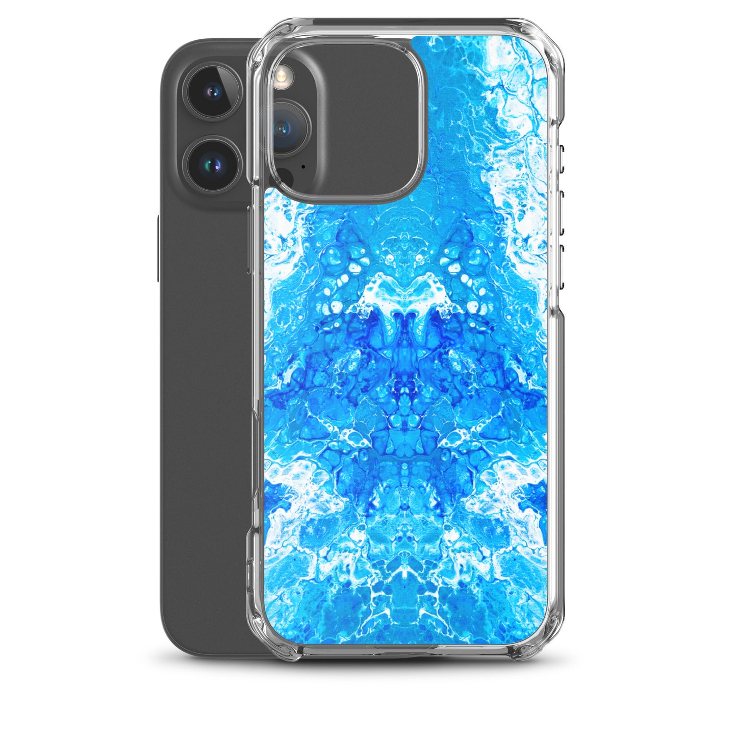 Blue Power - NightOwl-Studio Colorful Phone Case Compatible with iPhone