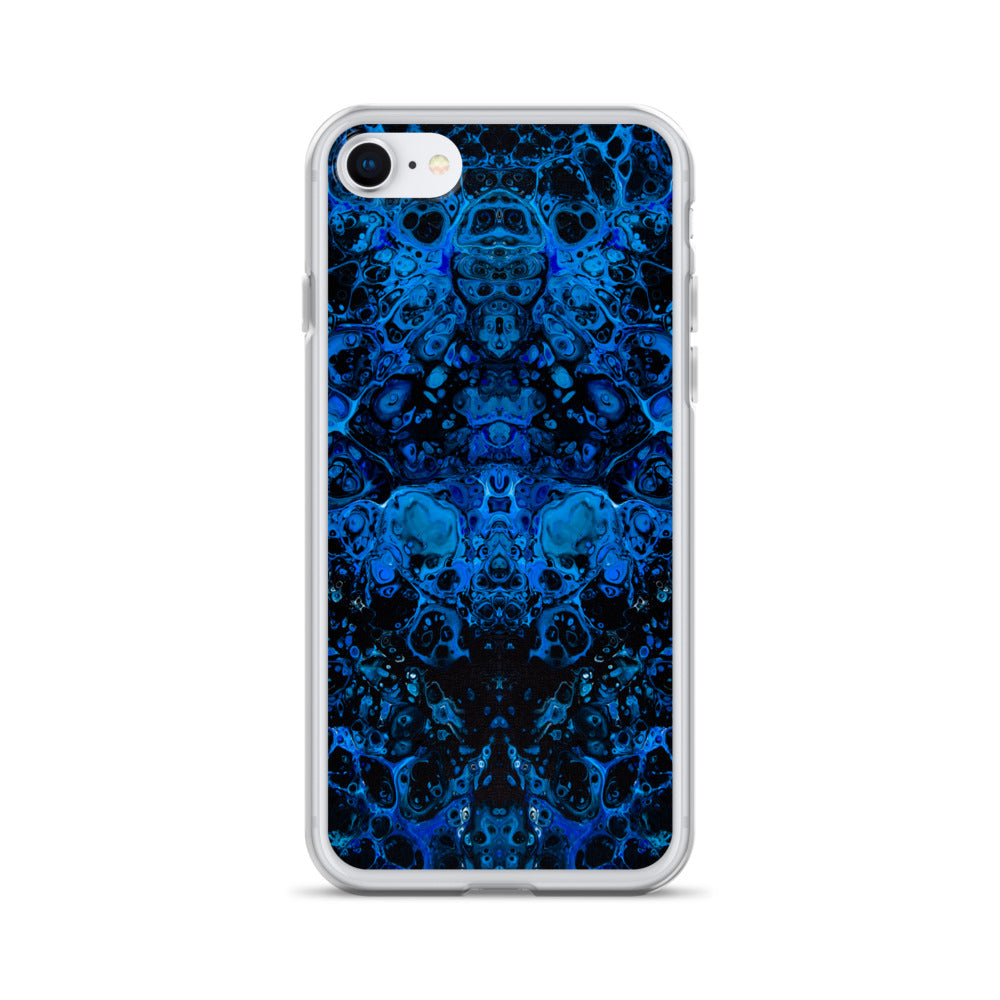 NightOwl Studio Custom Phone Case Compatible with iPhone, Ultra Slim Cover with Heavy Duty Scratch Resistant Shockproof Protection, Azul