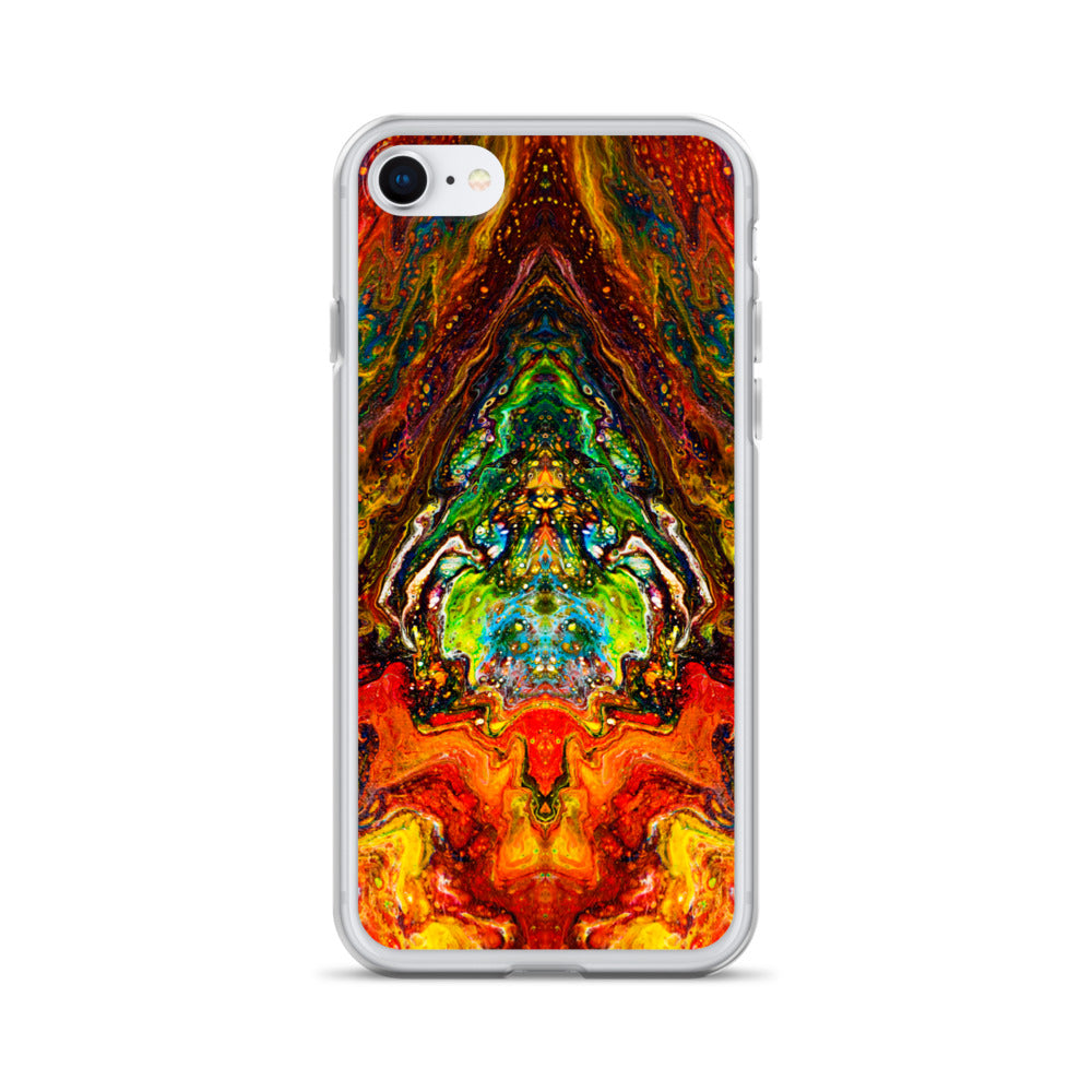 NightOwl Studio Custom Phone Case Compatible with iPhone, Ultra Slim Cover with Heavy Duty Scratch Resistant Shockproof Protection, Psychedelic Something