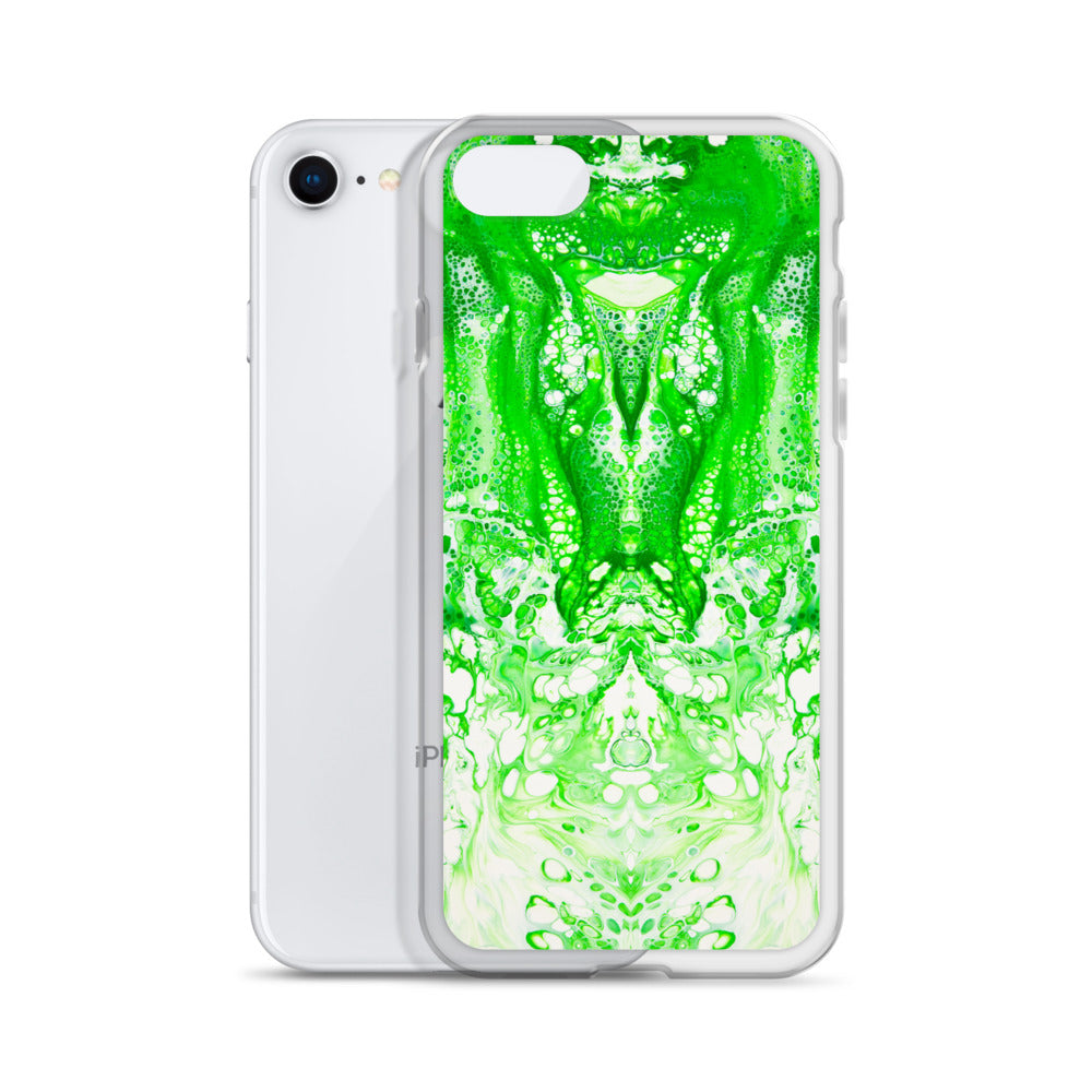 NightOwl Studio Custom Phone Case Compatible with iPhone, Ultra Slim Cover with Heavy Duty Scratch Resistant Shockproof Protection, Lime Time