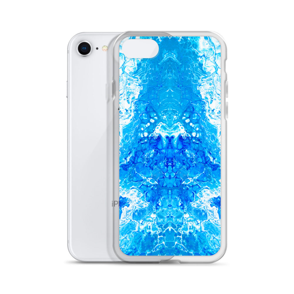 Blue Power - NightOwl-Studio Colorful Phone Case Compatible with iPhone