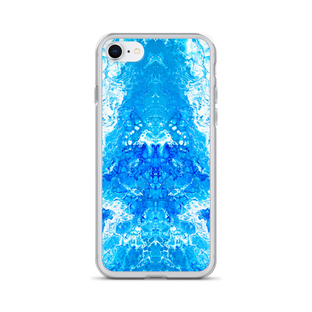 Blue Power - NightOwl-Studio Colorful Phone Case Compatible with iPhone