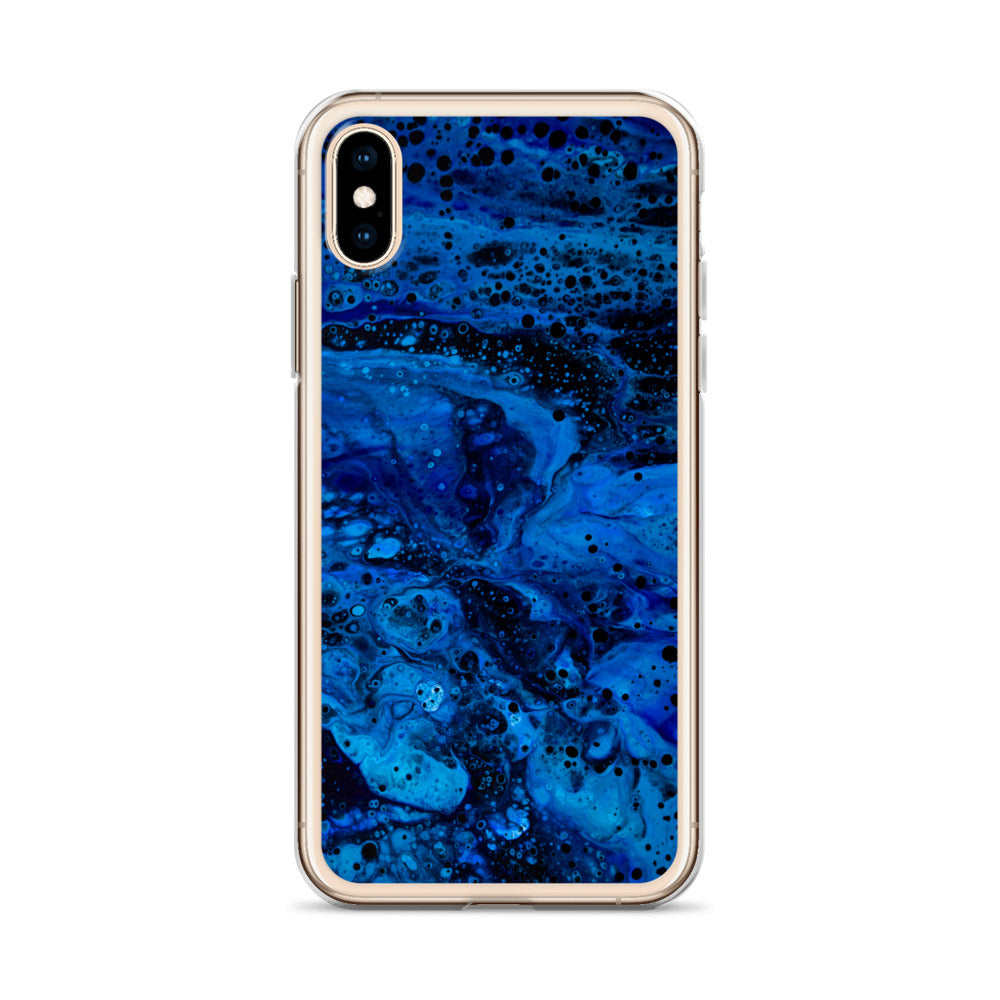 NightOwl Studio Custom Phone Case Compatible with iPhone, Ultra Slim Cover with Heavy Duty Scratch Resistant Shockproof Protection, Blue Abyss