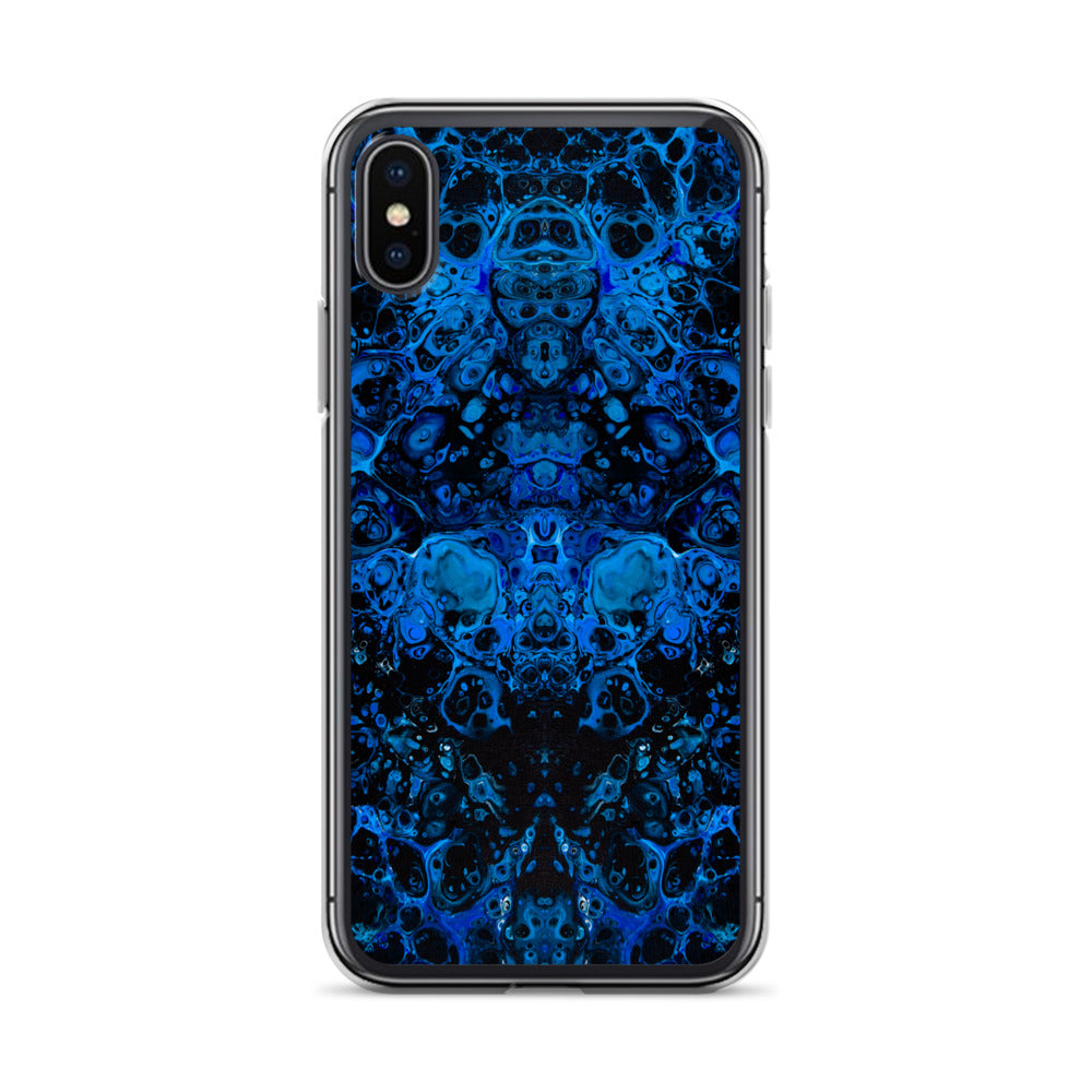 NightOwl Studio Custom Phone Case Compatible with iPhone, Ultra Slim Cover with Heavy Duty Scratch Resistant Shockproof Protection, Azul