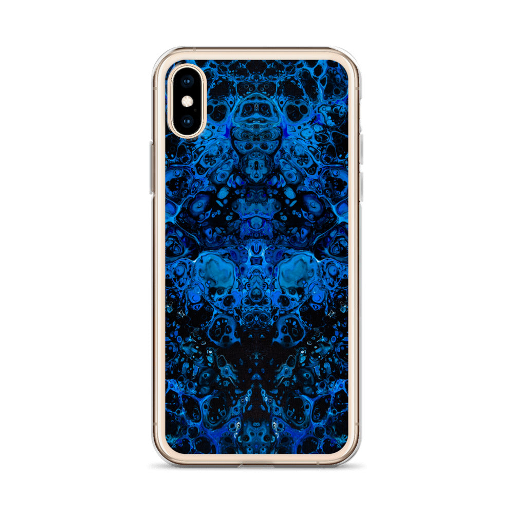 NightOwl Studio Custom Phone Case Compatible with iPhone, Ultra Slim Cover with Heavy Duty Scratch Resistant Shockproof Protection, Azul