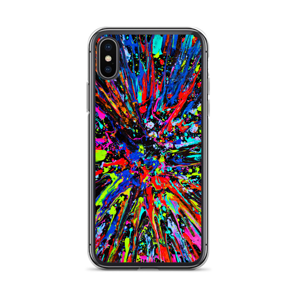 NightOwl Studio Custom Phone Case Compatible with iPhone, Ultra Slim Cover with Heavy Duty Scratch Resistant Shockproof Protection, Splatter