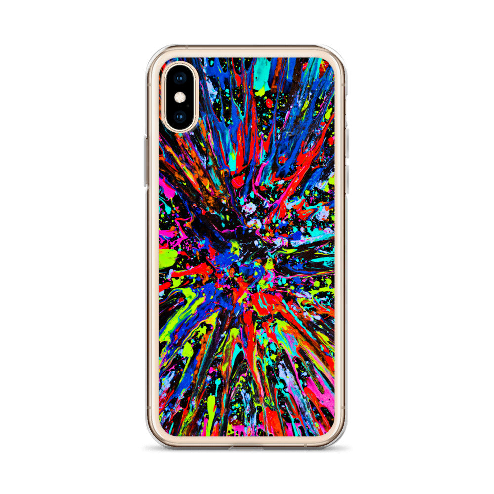 NightOwl Studio Custom Phone Case Compatible with iPhone, Ultra Slim Cover with Heavy Duty Scratch Resistant Shockproof Protection, Splatter