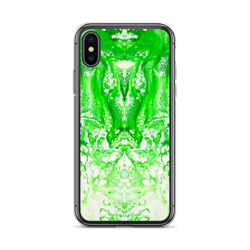 NightOwl Studio Custom Phone Case Compatible with iPhone, Ultra Slim Cover with Heavy Duty Scratch Resistant Shockproof Protection, Lime Time