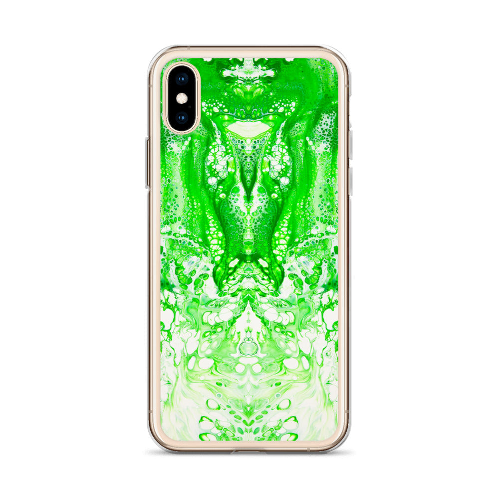 NightOwl Studio Custom Phone Case Compatible with iPhone, Ultra Slim Cover with Heavy Duty Scratch Resistant Shockproof Protection, Lime Time