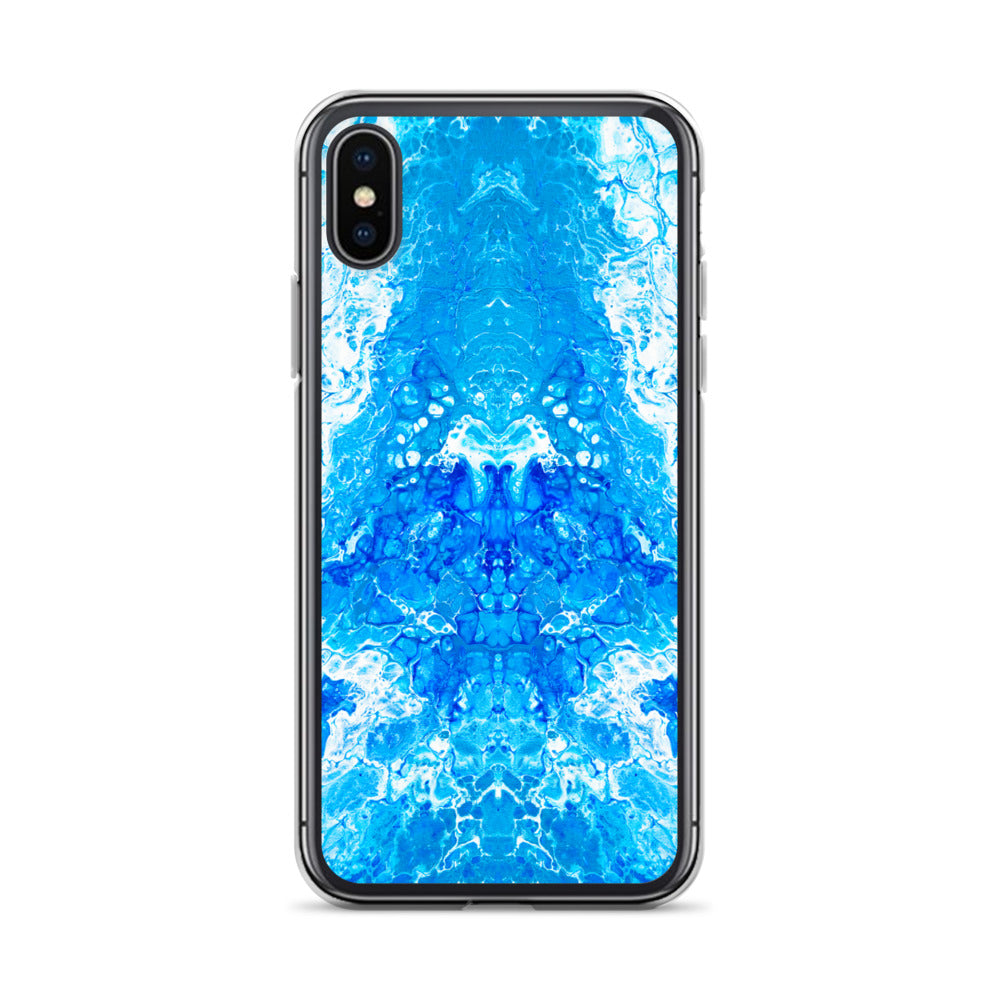 Blue Power - NightOwl-Studio Colorful Phone Case Compatible with iPhone