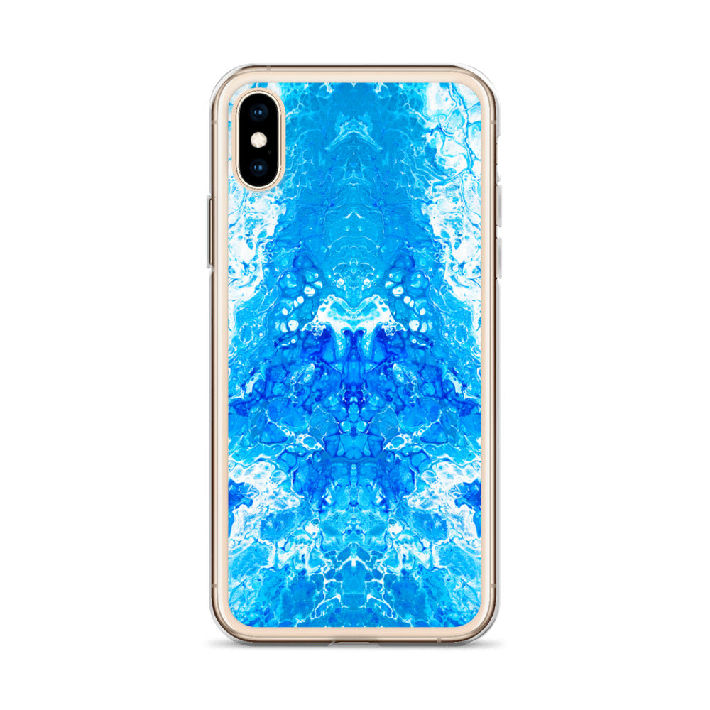 Blue Power - NightOwl-Studio Colorful Phone Case Compatible with iPhone