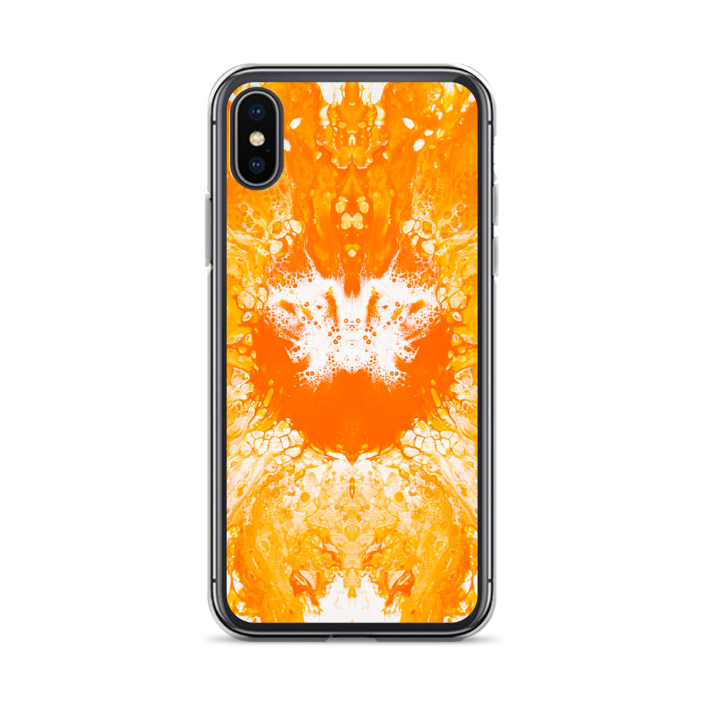 NightOwl Studio Custom Phone Case Compatible with iPhone, Ultra Slim Cover with Heavy Duty Scratch Resistant Shockproof Protection, Naranja